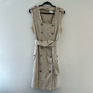 Linen Beige Dress